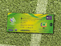 世界杯门票的80年历史

2006年：意大利和法国决赛
2006年的门票设计与2002 相似，用特定的字体印上了标志、地点和队名。每一张门票都有一个编号，印在了存根上，其他的内容都印在了门票的主体上。
