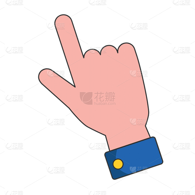 矢量-操作手势元素-SVG5