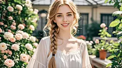 欧美美女，高清写实，青春清纯(35)