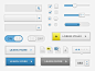 开关 按钮 下拉菜单 单选 多选框 小图标集合