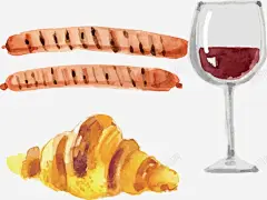 手绘食物插画矢量图 免费下载 页面网页 平面电商 创意素材
