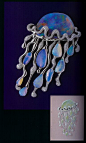 MAUBOUSSIN opal jellyfish brooch (a favourite repin of VIP Fashion Australia www.vipfashionaustralia.com - Specialising in unique fashion, exclusive fashion, online shopping sites for clothes, online shopping of clothes, international clothing store, inte