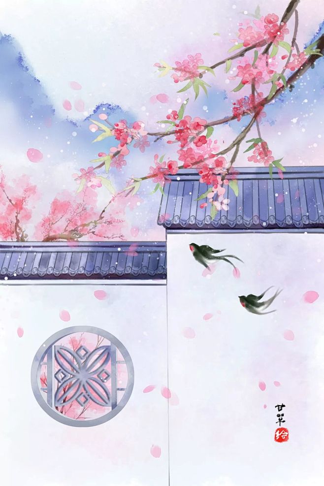 古风美景插画 | 人间好时节