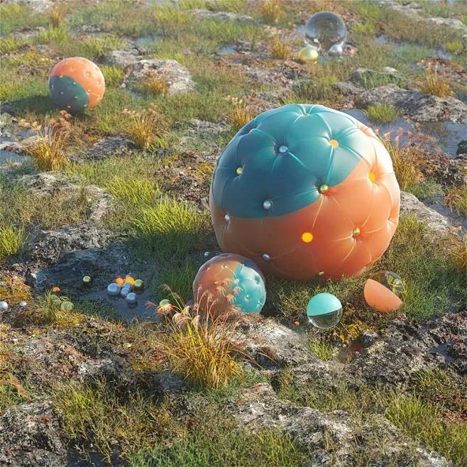 还有这种操作？这波C4D作品很有抓眼球！...