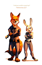 #Zootopia# #疯狂动物城# #Nick# #Judy# #迪士尼# #动画# #电影# #3D# #欧美# #同人# #手绘# #人设# #海报#