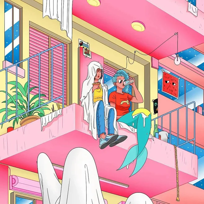 韩国插画师&动画师 Seo Young Kwon (tototatatu)