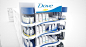 Ponta de Gôndola Dove/ Dove Gondola Premium Shelf on Behance