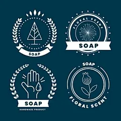 肥皂洗手液logo标志矢量图设计素材