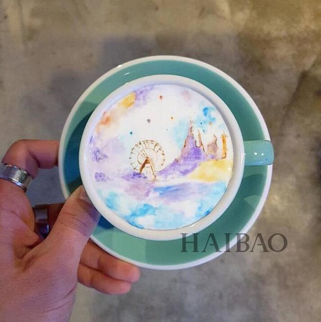 老板，请给我一杯梵高的《星空》~这位咖啡...