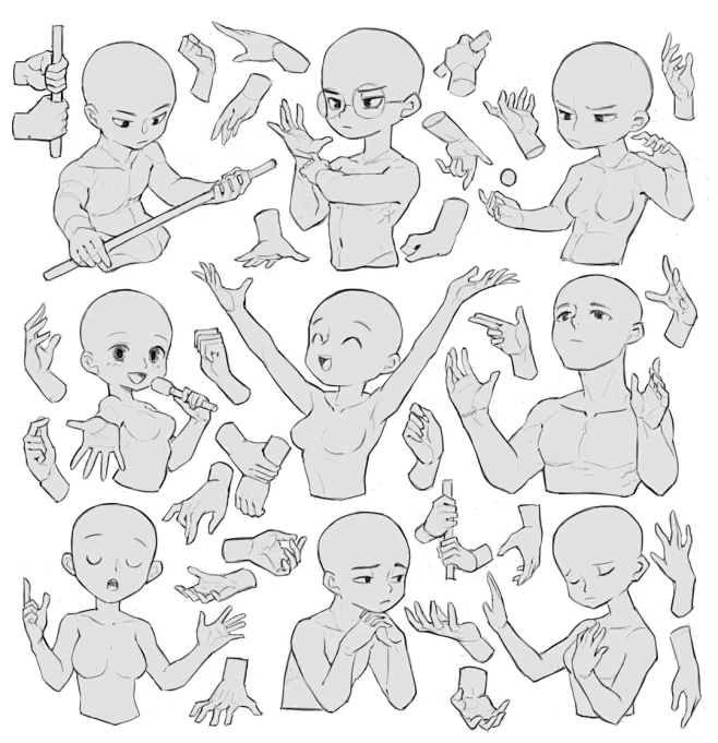 一些手部的练习 - 小红书