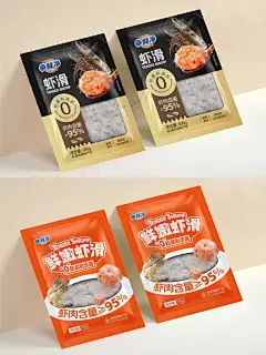 虾滑冷冻食品包装设计如何快速“出圈” - 小红书