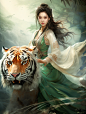 猛虎女战士