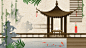 中国风建筑插画