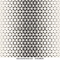 Vector seamless pattern. Modern stylish texture. Repeating geometric tiles from triangles. Monochrome grid with thickness which changing towards the center - stock vector