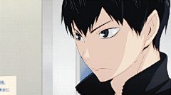 排球少年！！ ハイキュー！！ 排球！！二次元 动漫 截图 gif 动态图 人物 动画 同人 影山飞雄 via tumblr animoetion