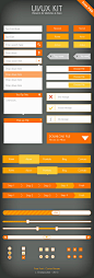 Flat Icons and Web Elements for UI Design-24