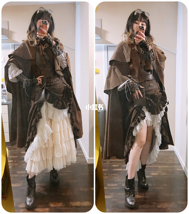 lolita穿搭｜蒸汽朋克x维多利亚复古...