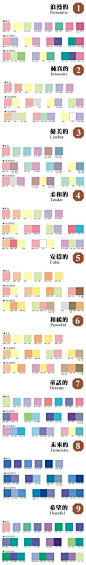 【超全的配色表和调色心理学】可以给自己的衣服好好搭配~| net