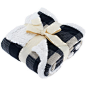 ED On Air Microfleece Reversible Sherpa Throw by Ellen DeGeneres