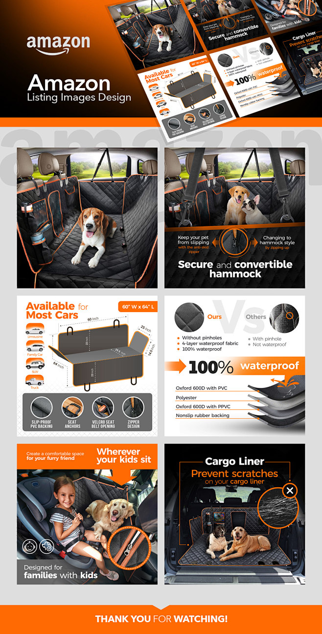 Dog Car Seat Cover A...
