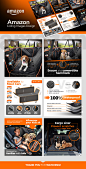 Dog Car Seat Cover Amazon Listing Images :: Behance