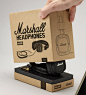 Marshall Headphones Preview - The Dieline - The #1 Package Design Website -