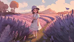 AI绘画_Prompts_BTAI-CH2_a_little_girl_in_a_lavender_field_The_little_girl_is_a_0b4d610f-fcd5-400e-9bd9-e1b17402c4d5_xpanx.com
