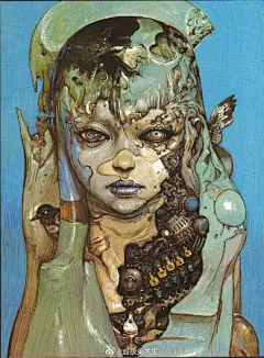 极具叛逆华丽的角色设计
,
人物漫画大师
,
寺田克也
,
暴力美学的创作手法 ​​​​