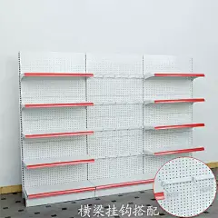 超市货架多层置物架文具药店多功能连体产品架便利店单双面展示架-淘宝网