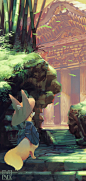村山龙大，是Cygames的子社CyDesignation（设计、图像制作）所属的插画及概念设计师，美感十足，小动物的设计也好可爱 OOVOPACK