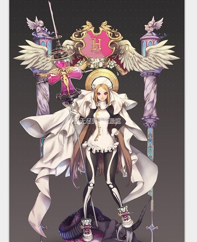 游戏设计参考素材/原画设定 2/3/5头...