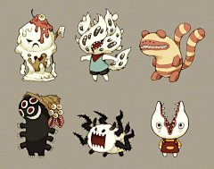 YuAn-MA采集到角色设计-怪物动物