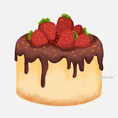 插画手绘草莓蛋糕图片大小3000x3000px 图片尺寸2.03 MB 来自PNG搜索网 pngss.com 免费免扣png素材下载！草莓#插画#蛋糕#蛋糕店宣传#糕点#红色#黄色#节日#礼物#零食#绿叶#奶油#巧克力酱#