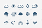 天气元素小图标png_图宝宝 https://bao16.com icon 乌云 图标 天气元素 太阳 小图标 彩虹 新图 新图网 晴天 温度计 雨伞 雪花