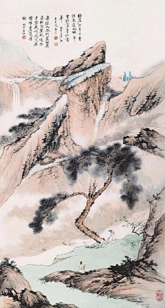 草堂话旧（采集到国画（清。张大千）一