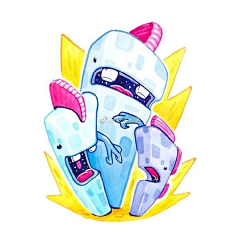 z华_chung采集到卡通