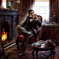 Sherlock Holmes , Alon Chou : The Red-headed league Copyright © Baah LLC.

https://www.facebook.com/357728070951852/photos/a.364509710273688.84915.357728070951852/606900992701224/?type=3&theater