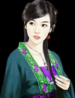 【古韵悠涵】很喜欢手绘的古装美女图，收集了很多，和大家分享一下_古装美女吧_百度贴吧
