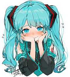 小徐同学Q采集到初音