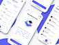 区块链种子短语界面的费用分享应用程序ux ui app加密货币朋友备份钱包iphone x移动区块链以太坊