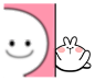 Spoiled Rabbit "LOOK" - LINE 个人原创贴图 : There was that person to the eyes of the Spoiled Rabbit.