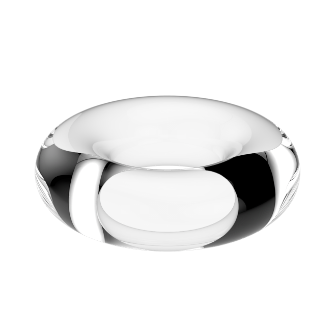 酷炫潮流透明玻璃亚克力水晶酸性3D几何圆...
