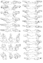 上百种手、手臂及手部动作绘图-资讯-蓝铅笔