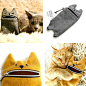 手工布艺可爱猫猫笔袋-创意生活,手工制作╭★肉丁网