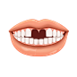门牙缺失png