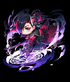 尚年少采集到Q版原画
