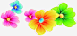 水墨彩色花朵虚线高清素材 彩色 水墨 花朵 虚线 免抠png 设计图片 免费下载