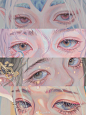 混更一波 眼睛合集 ​​​—插画手绘—@gua老师—微博