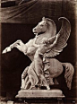 “Fame Escorting Pegasus”. 1875. model for sculpture. Musee D’Orsay. Paris.