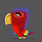 Tropical Birds : Tropical Bird character designs.